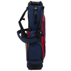 J.Lindeberg Play ST Golf Stand Bag 6 J.Lindeberg Play ST Golf Stand Bag -Cleveland Golf Shop J Lindeberg Play ST Golf Stand Bag Swirl Red JL Navy Barbados Cherry 3