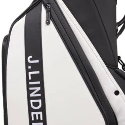 J.Lindeberg ST Golf Tour Staff Bag 9 J.Lindeberg ST Golf Tour Staff Bag -Cleveland Golf Shop J Lindeberg Staff ST Golf Tour Staff Bag Black White 5