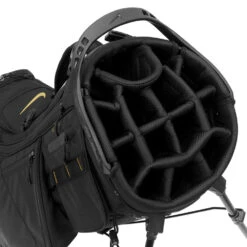 Nike Air Hybrid 2 Golf Stand Bag -Cleveland Golf Shop Nike Air Hybrid 2 Golf Stand Bag Black Black University Gold 3