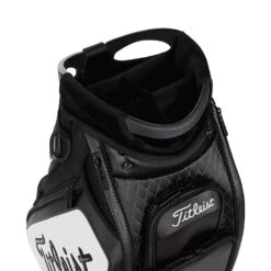 Titleist Golf Tour Staff Bag 11 Titleist Golf Tour Staff Bag -Cleveland Golf Shop Titleist 2022 Golf Tour Staff Bag Black White 6