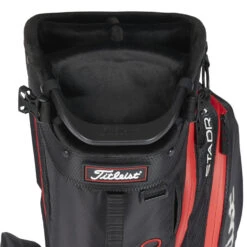 Titleist Players 5 StaDry Golf Stand Bag -Cleveland Golf Shop Titleist 2023 Players 5 Stadry Stand Bag Black Black Red 4