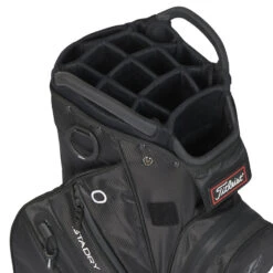 Titleist StaDry 14 Golf Cart Bag -Cleveland Golf Shop Titleist StaDry 14 Golf Cart Bag Black 4