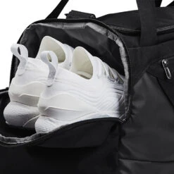 Under Armour Undeniable 5.0 Golf Duffle Bag -Cleveland Golf Shop Under Armour Undeniable 5.0 Duffle Bag Black Black Metallic Silver 4